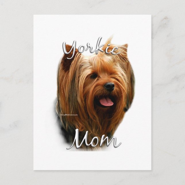 Yorkshire Terrier Mum 2 Postcard (Front)