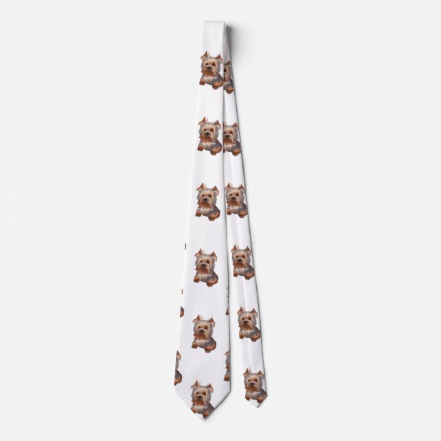 Yorkshire Terrier Neck Tie (Front)