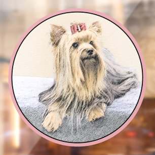 Yorkshire Terrier Painting - Cute Original Dog Art