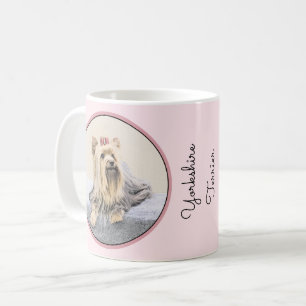 Yorkshire Terrier Painting - Cute Original Dog Art Coffee Mug