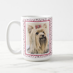 Yorkshire Terrier Painting - Cute Original Dog Art Coffee Mug