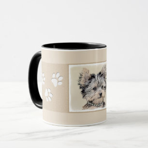 Yorkshire Terrier Painting - Cute Original Dog Art Mug