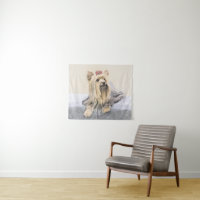 Yorkshire Terrier Painting - Cute Original Dog Art