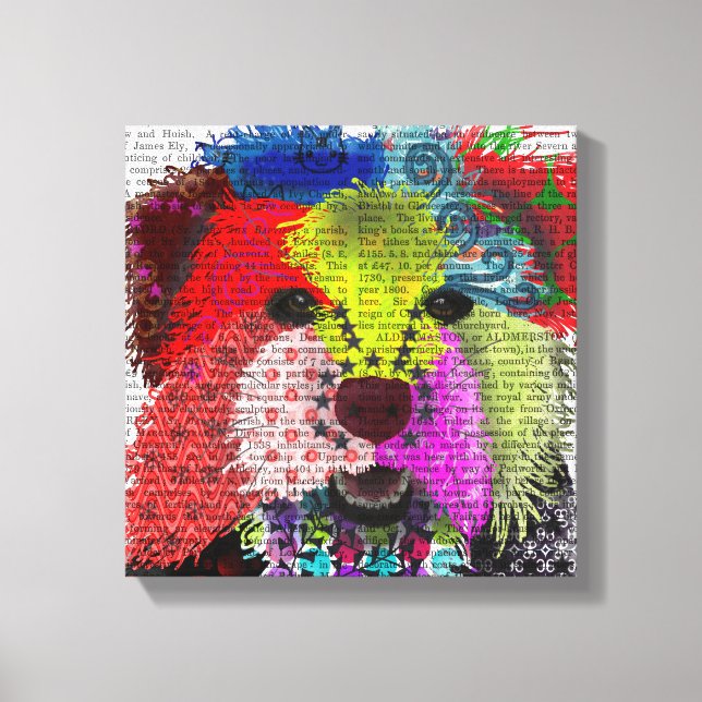 Yorkshire Terrier - Patchwork Canvas Print (Front)