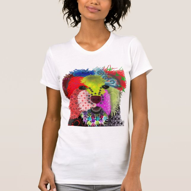 Yorkshire Terrier - Patchwork T-Shirt (Front)
