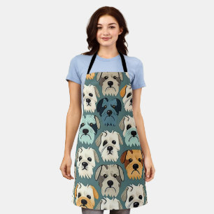 Yorkshire Terrier Pattern Apron