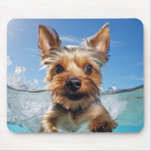 Yorkshire Terrier Pet Dog Animal Fun Mouse Pad