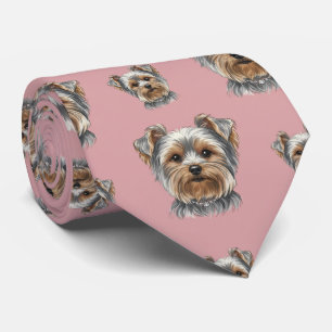 Yorkshire Terrier Portrait Tie