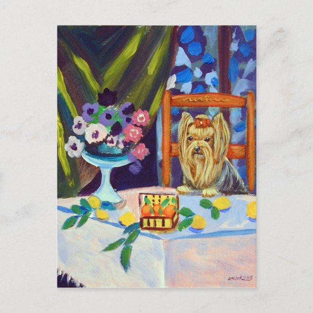 Yorkshire Terrier Postcard (Front)