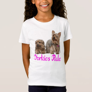 Yorkshire Terrier Puppy Dog Love Yorkies Girls T-Shirt