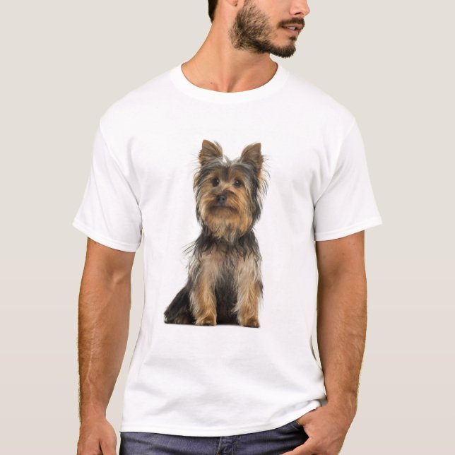 Yorkshire Terrier Puppy Dog Tee Shirt (Front)