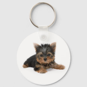 Yorkshire Terrier Puppy Keychain
