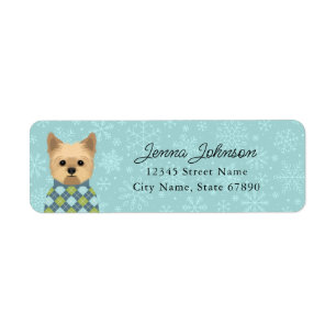 Yorkshire Terrier Return Address Labels