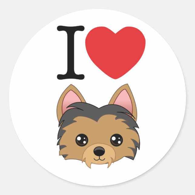 Yorkshire Terrier Stickers (Front)