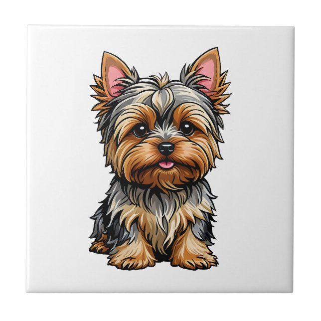 Yorkshire Terrier Tile (Front)