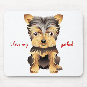 Yorkshire Terrier Toy Dog Gift Mouse Pad