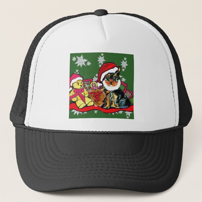 YORKSHIRE TERRIER TRUCKER HAT (Front)
