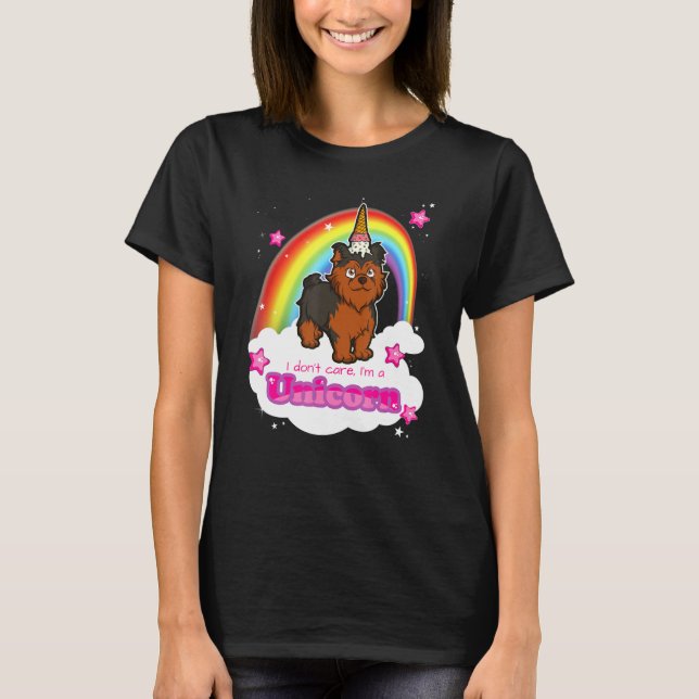 Yorkshire Terrier Unicorn Idea T-Shirt (Front)