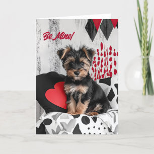 Yorkshire Terrier Valentine Card