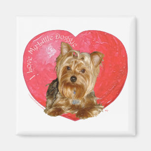 Yorkshire Terrier Valentine's Day Magnet