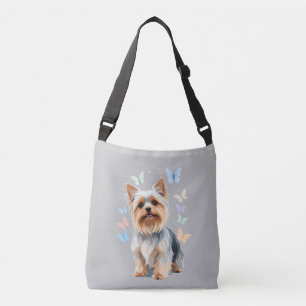Yorkshire Terrier Vector Painting Adorable Fun Joy Crossbody Bag