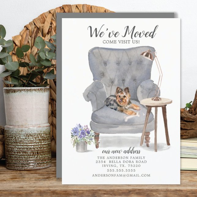 Yorkshire Terrier We've Moved Moving Announcement (Creator Uploaded)