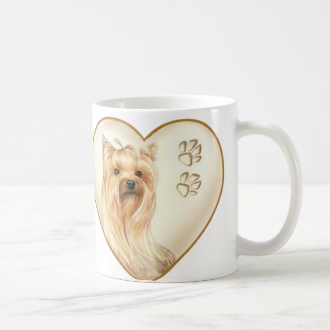 Yorkshire Terrier Yorkie Dog Coffee Mug Cup (Right)