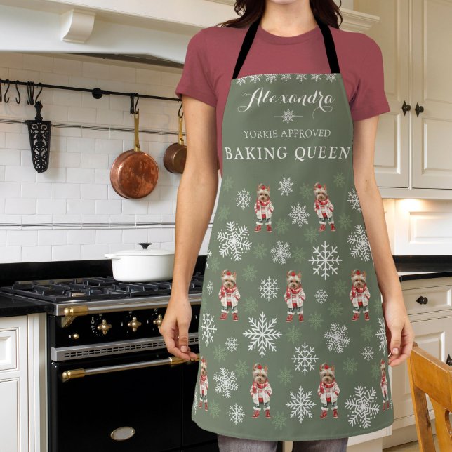 Yorkshire Terrier Yorkie Dog Custom Apron (Creator Uploaded)