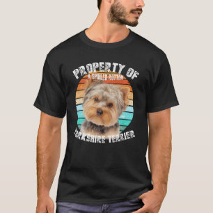 Yorkshire Terrier Yorkie Owner Lover Retro Vintage T-Shirt