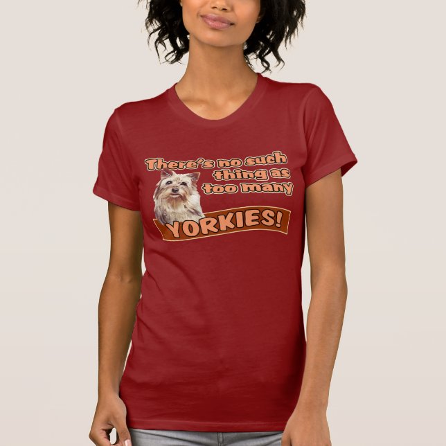 YORKSHIRE TERRIERS T-Shirt (Front)