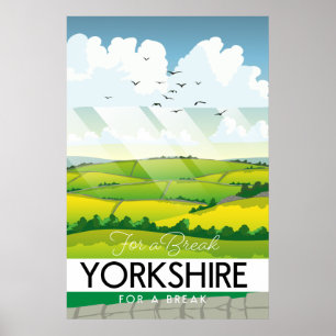 Yorkshire travel poster