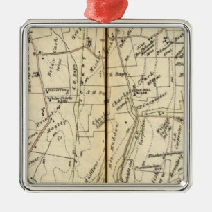 Yorktown, New York 6 Metal Tree Decoration