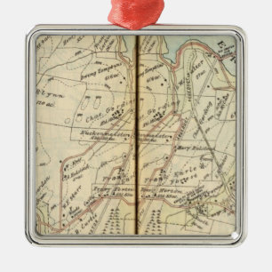 Yorktown, New York Metal Tree Decoration