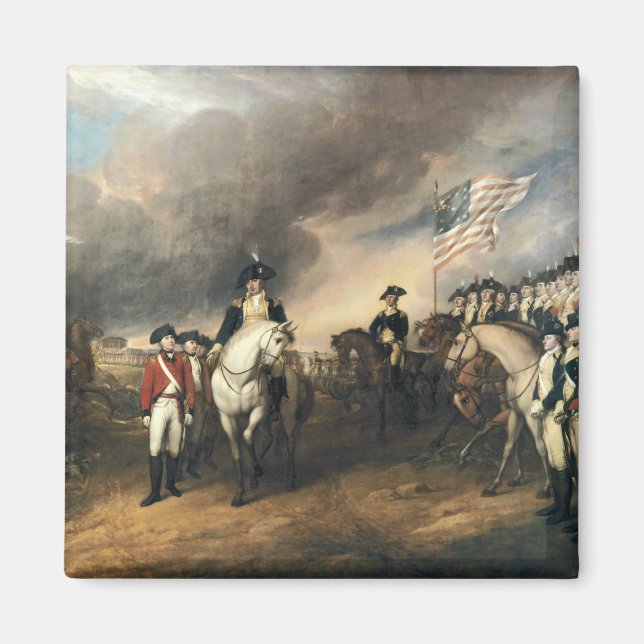 Yorktown Surrender by John Trumbull Magnet (Front)