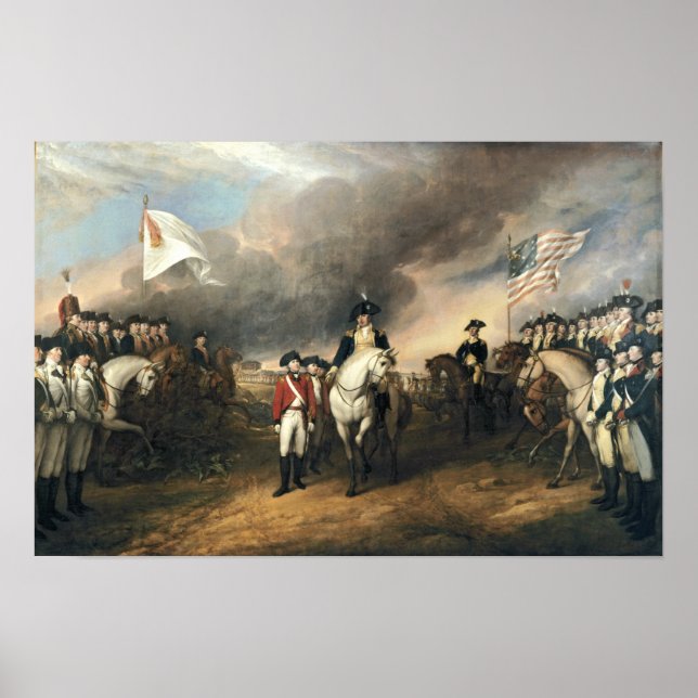Yorktown Surrender by John Trumbull Poster (Front)