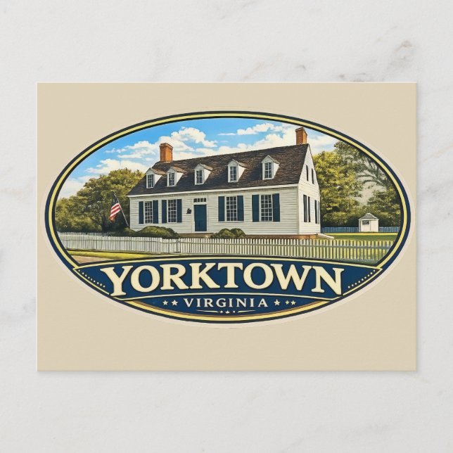 Yorktown, Virginia Postcard (Front)