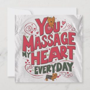 Yorky heart massage 