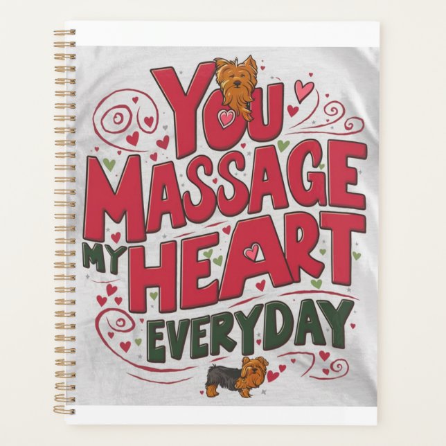 Yorky heart massage  planner (Front)