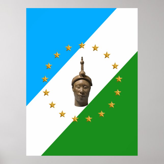 Yoruba Flag | Oduduwa | Yoruba Nation  Poster (Front)