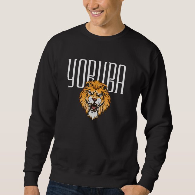 Yoruba Nigeria Ancestry Initiation DNA Results Sweatshirt (Front)