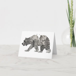 Yosemite Bear Card