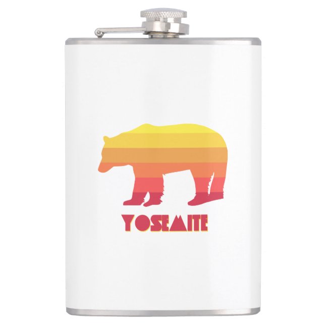 Yosemite Bear Hip Flask (Front)