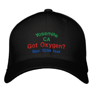 Yosemite California Elevation Cap
