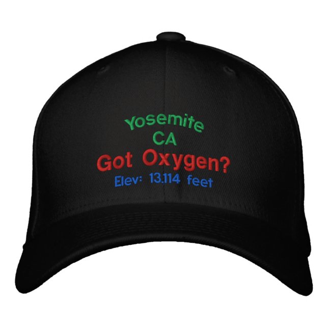 Yosemite California Elevation Cap (Front)