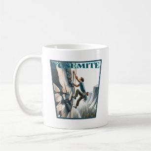 Yosemite California Rock Climbing Coffee Mug