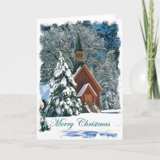 Yosemite Chapel Christmas Card