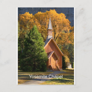 Yosemite Chapel (October) California Products Postcard