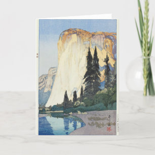 Yosemite, El Capitan, Hiroshi Yoshida Holiday Card