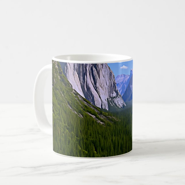 Yosemite Evergreen Majesty Coffee Mug (Front Left)