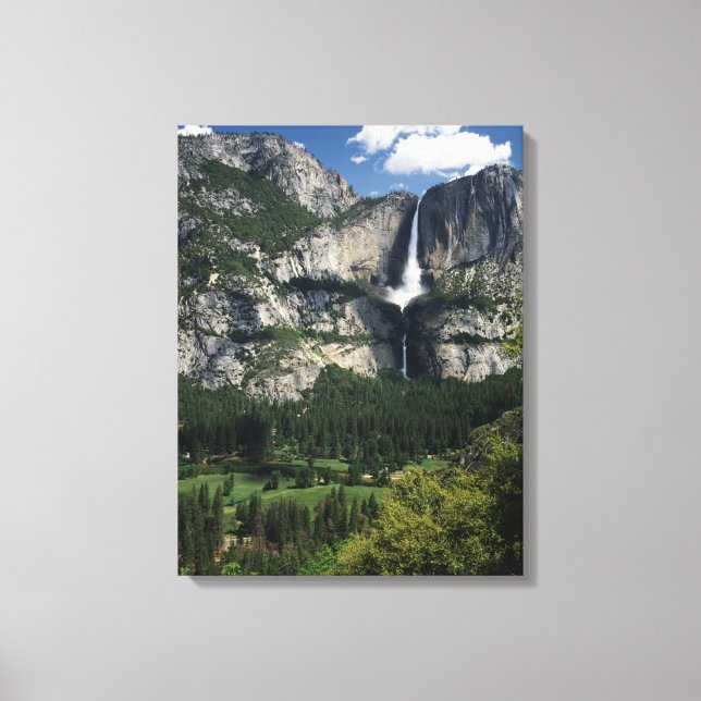 Yosemite Falls and Valley Canvas Print (Front)